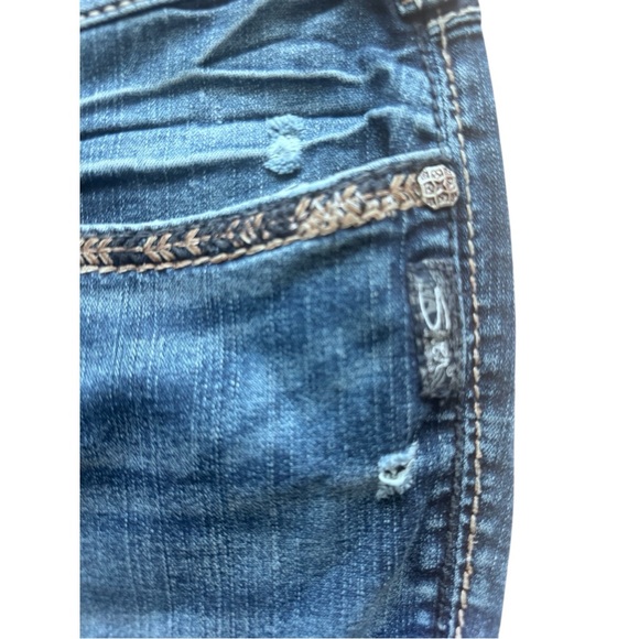 🚨Women’s Silver Jeans Blue Suki MID Slim boot Denim Jeans 👖 - Picture 4 of 6